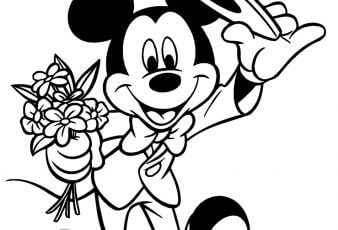 Imagenes de Mickey Mouse para pintar