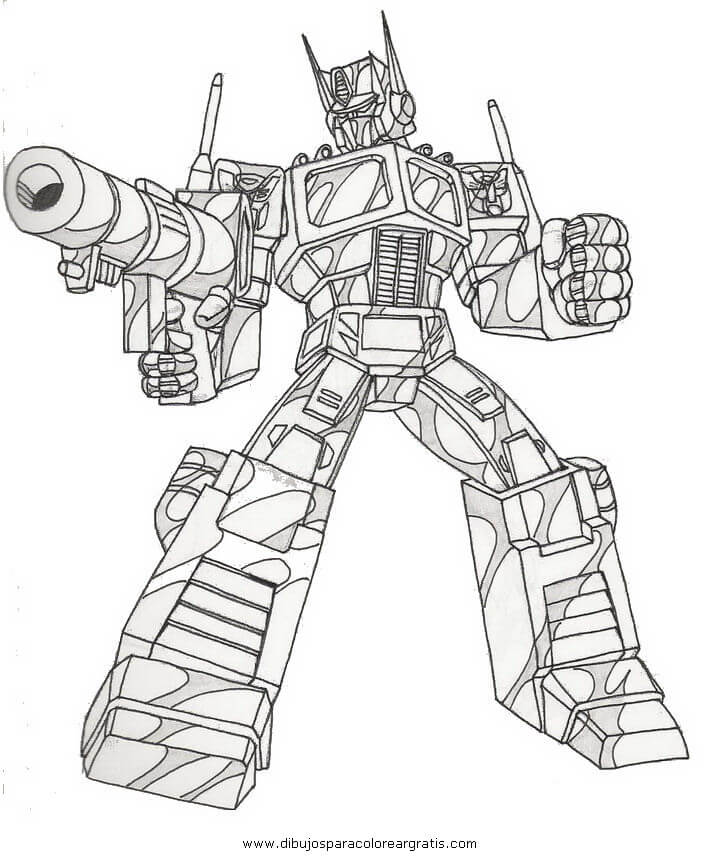 Dibujos de transformers optimus prime